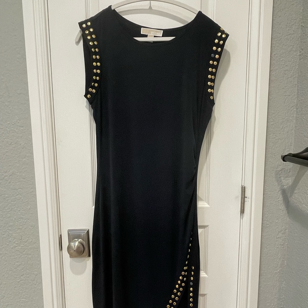 Michael Kors Sheath Dress Black Size L